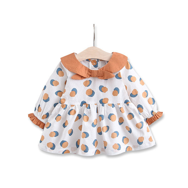 Stílusos gyerekruha, pöttyös hosszú ujjú