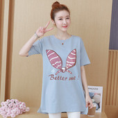 Tricou modern pentru gravide cu aplicare in mai multe culori