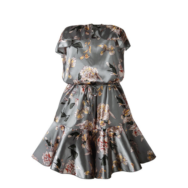 Stílusos női overál virágmintával