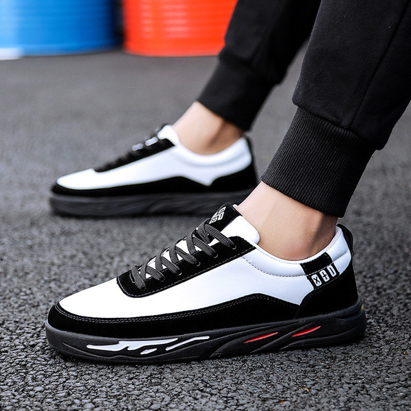 Ανδρικά αθλητικά παπούτσια σε γκρι και μαύρο χρώμα