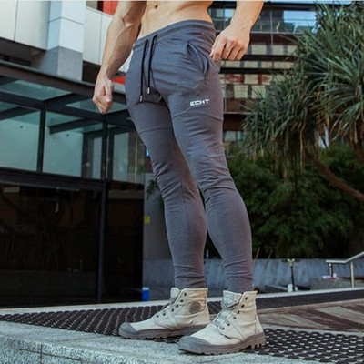 Καθημερινά αντρικά παντελόνια με επιγραφές δύο χρωμάτων