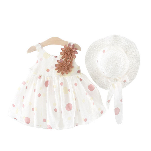 Modern gyerekruha pöttyökkel három színben 3D elemmel