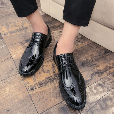 Elegáns férfi öko cipő több színben fűzős