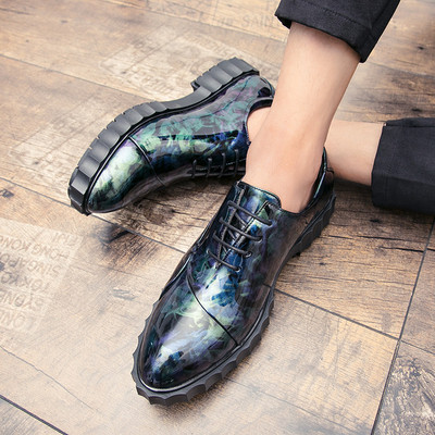 Elegáns férfi öko cipő több színben fűzős