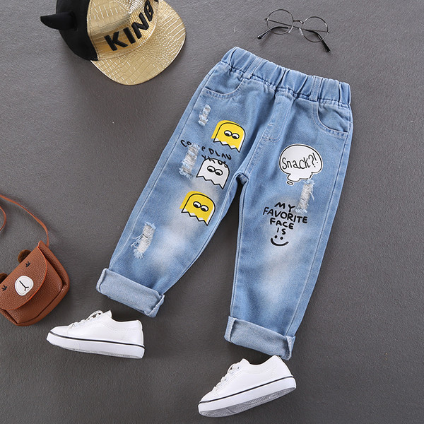 Modern gyerekfarmer kék rátéttel