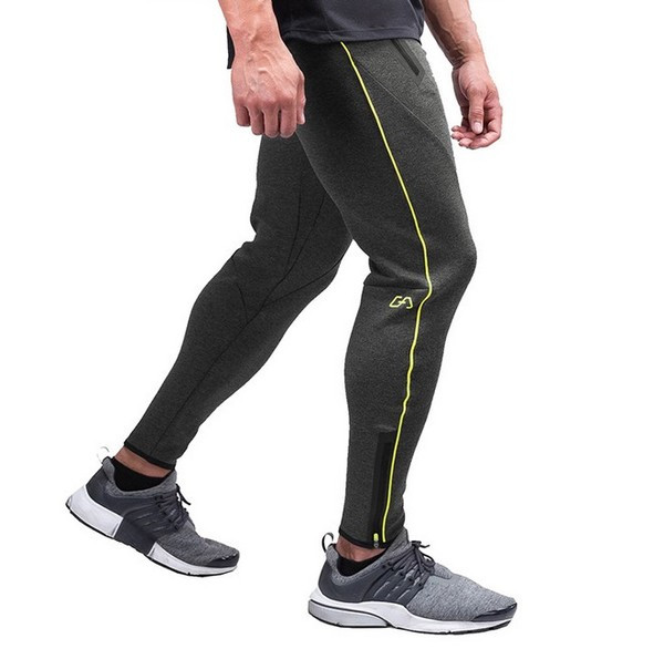 Модерен мъжки спортен панталон в четири цвята с цветен кант