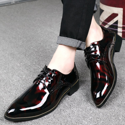 Elegáns férfi cipő eko bőrből két modell