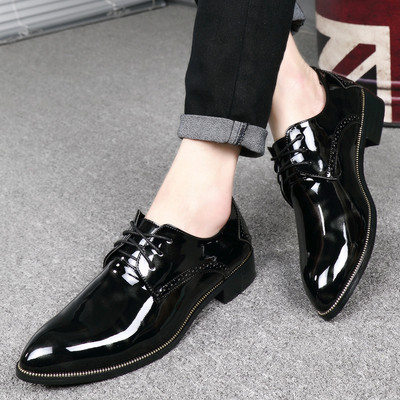 Elegáns férfi cipő eko bőrből két modell