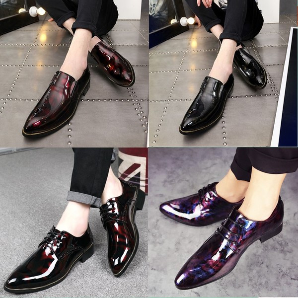 Elegáns férfi cipő eko bőrből két modell