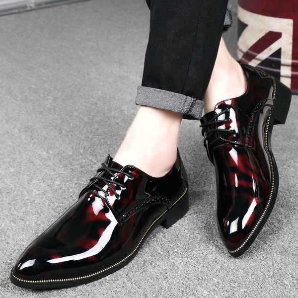 Elegáns férfi cipő eko bőrből két modell