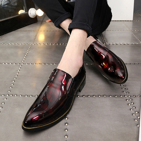 Elegáns férfi cipő eko bőrből két modell