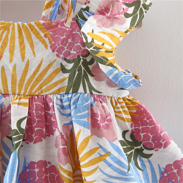 Modern gyerekruha színes nyomattal és nyakkendővel