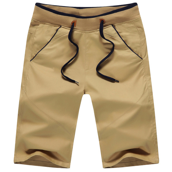 Ανδρικό κοντό παντελόνι σε διάφορα χρώματα με τσέπες και κορδόνια