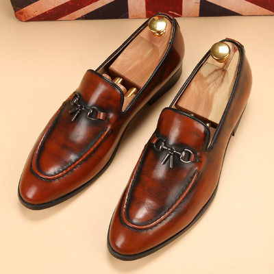 Stílusos férfi cipők ökobőrből, három színben - két modell