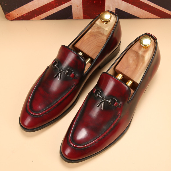 Stílusos férfi cipők ökobőrből, három színben - két modell