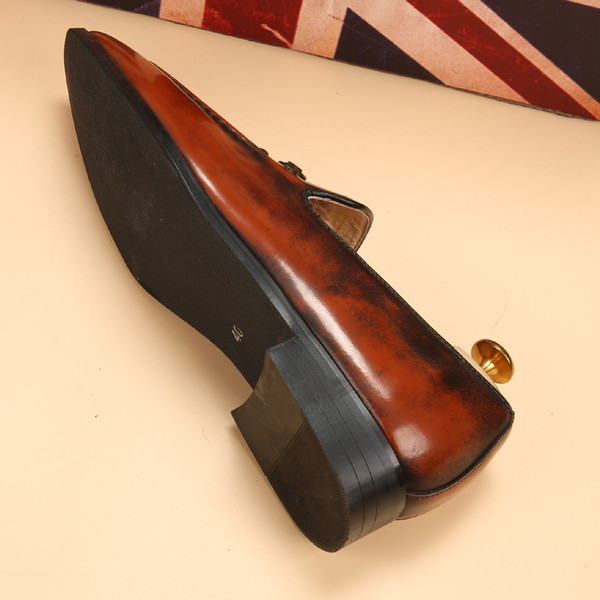 Stílusos férfi cipők ökobőrből, három színben - két modell