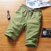 Pantaloni scurți casual pentru bărbați, în cinci culori, cu buzunare