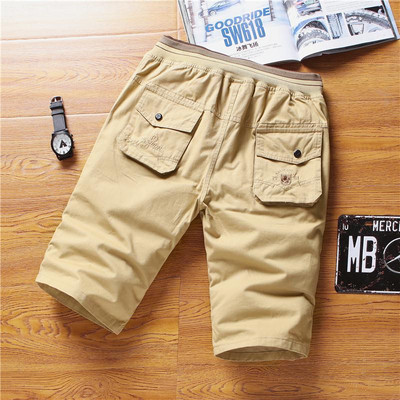 Pantaloni scurți casual pentru bărbați, în cinci culori, cu buzunare