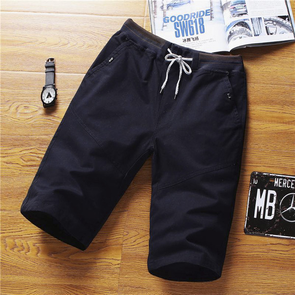 Pantaloni scurți casual pentru bărbați, în cinci culori, cu buzunare