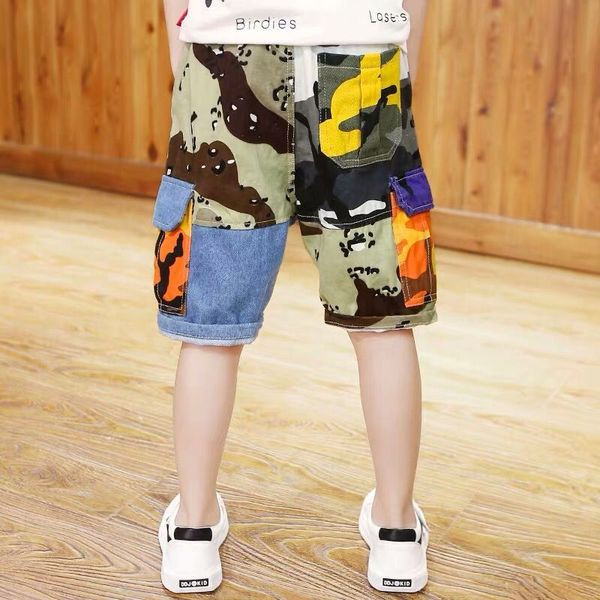 Pantaloni moderni pentru copii cu buzunare pentru baieti