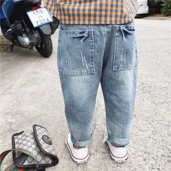 Lezser gyerekfarmer szakadt motívummal