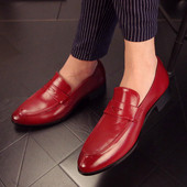 Elegáns férfi mokaszinok, három színben, öko bőrből