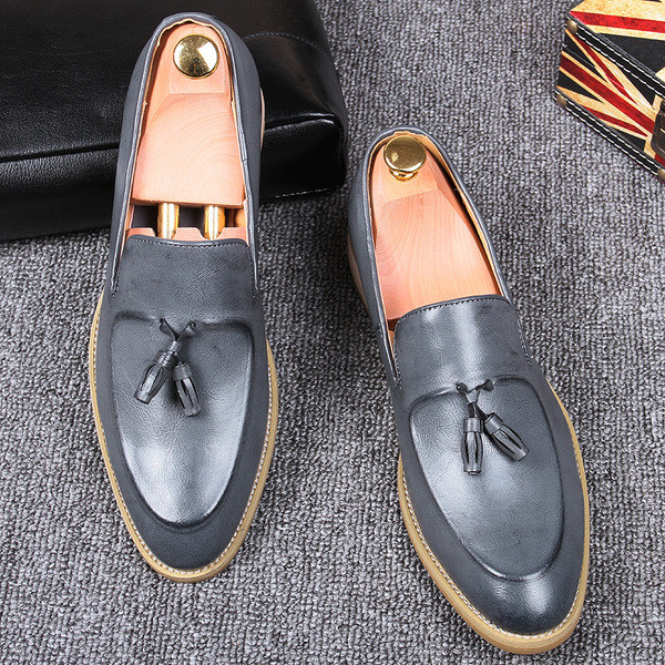 Elegáns férfi mokaszinok, három színben, öko bőrből