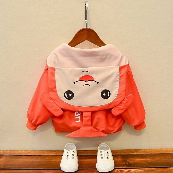 Sport-hétköznapi gyerekkabát lányoknak és fiúknak 3D elemmel