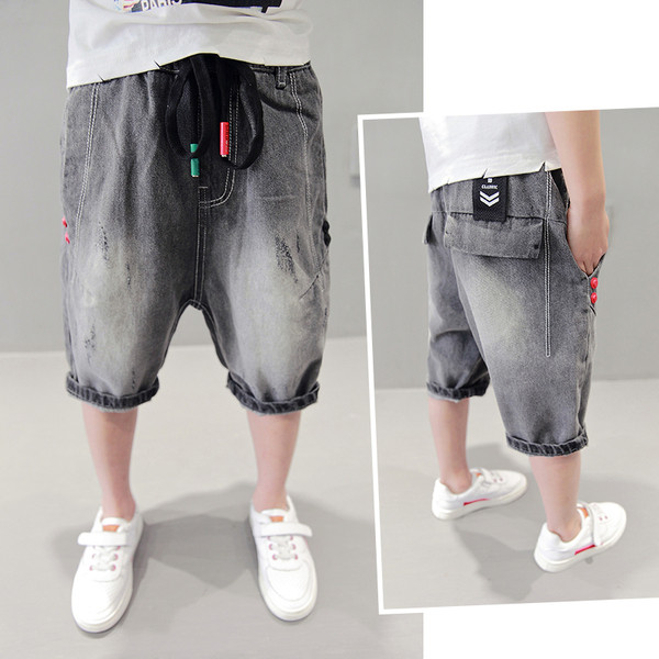 Modern, 3/4 hosszúságú gyerekfarmer fiúknak