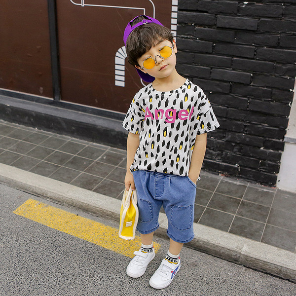 Alkalmi gyerek szett blúzzal és nadrággal fiúknak