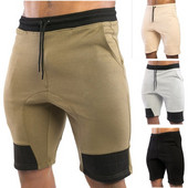 Pantaloni scurți casual pentru bărbați în patru culori cu cravate