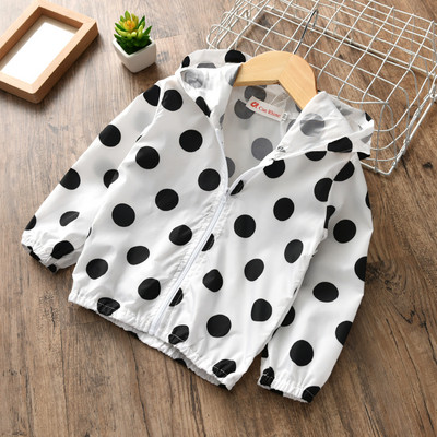 Καθημερινό παιδικό μπουφάν για κορίτσια με πολύχρωμη εφαρμογή σε διάφορα χρώματα