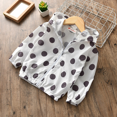 Καθημερινό παιδικό μπουφάν για κορίτσια με πολύχρωμη εφαρμογή σε διάφορα χρώματα