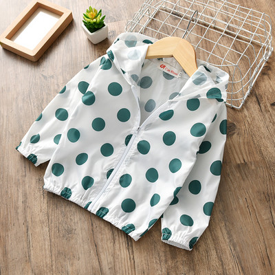 Καθημερινό παιδικό μπουφάν για κορίτσια με πολύχρωμη εφαρμογή σε διάφορα χρώματα