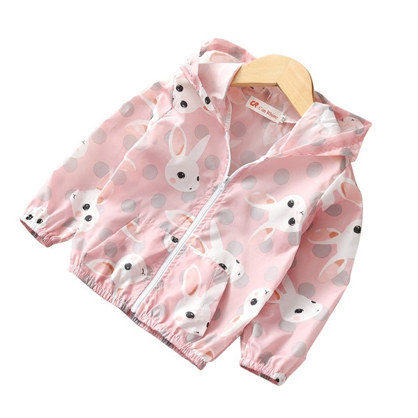 Καθημερινό παιδικό μπουφάν για κορίτσια με πολύχρωμη εφαρμογή σε διάφορα χρώματα