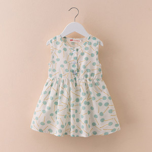 Модерна детска рокля разкроен   модел с цветна апликация в няколко цвята