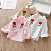 Aktuális gyereking lányoknak három színben hímzéssel