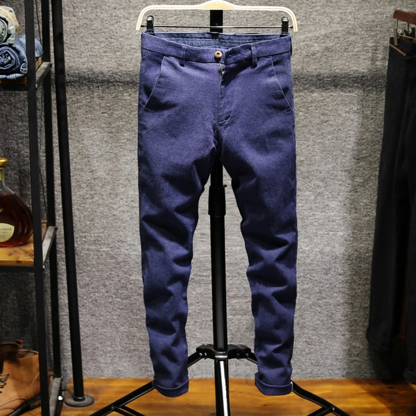 Divatos férfi retro nadrág különböző színekben