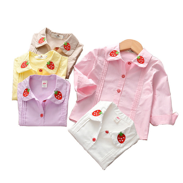 Hétköznapi gyereking lányoknak színes hímzéssel több színben