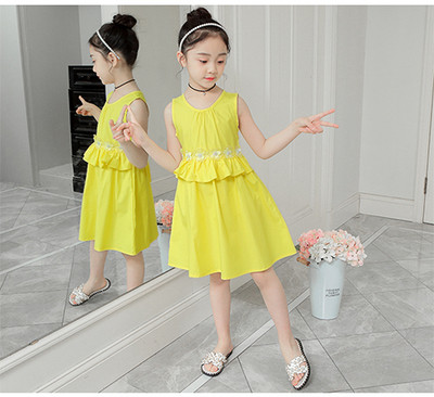 Modern gyerekruha 3D elemekkel, sárga és rózsaszín színben