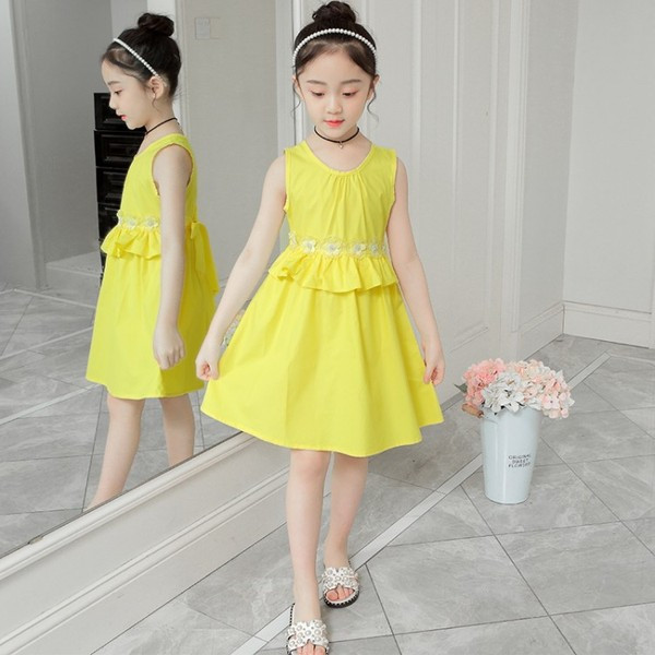 Modern gyerekruha 3D elemekkel, sárga és rózsaszín színben