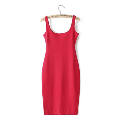 Modern női ruha vékony pántokkal több színben