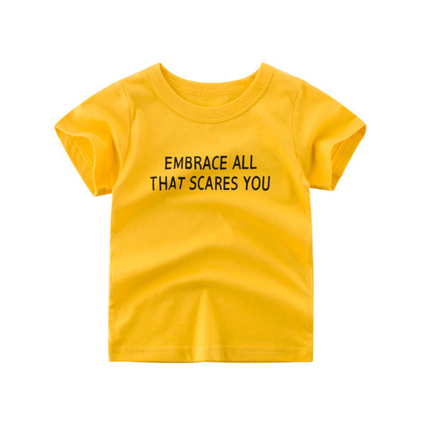 Gyermek póló fiúknak három színben felirattal