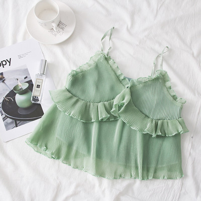 Női felső több színű pántban