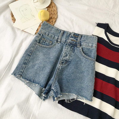 Μοντέρνα σορτς με υψηλή μέση σε τρία χρώματα