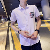 Modern férfi ing három színben, feliratokkal