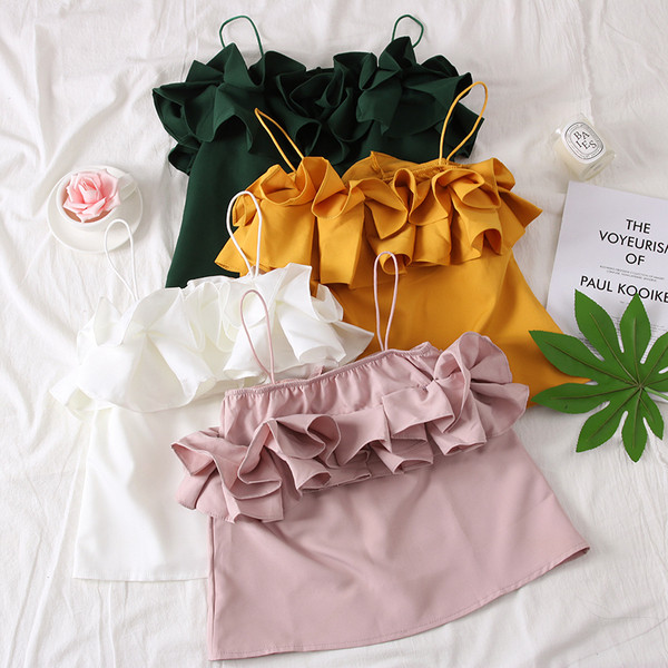 Modern női felső négy színű pántban