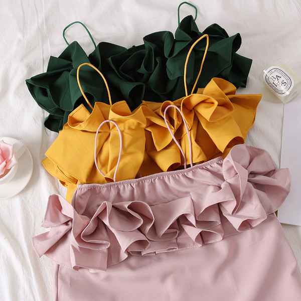 Modern női felső négy színű pántban