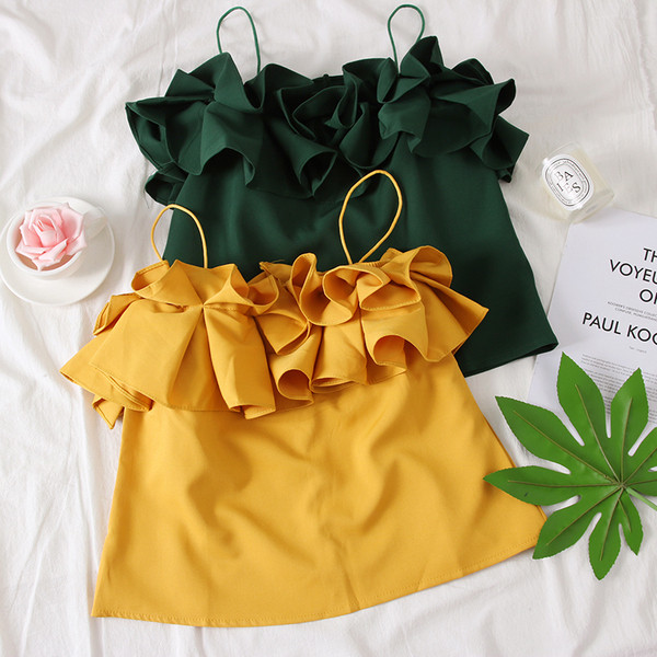 Modern női felső négy színű pántban