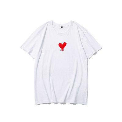 Női pamut póló rátéttel több színben